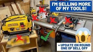 Why I'm selling MORE of my woodworking tools! // Plus, did I regret the first round of sales?