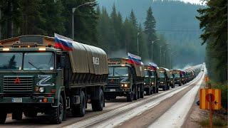 Ukraine's revenge! Millions of Russian ammunition truck convoys destroyed by Ukrainian and US forces