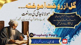 gul azro khata mukhta naat lyrics with translation | naat abdur rahman jami | PropheticPearls |