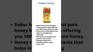 Best Honey Brands in India | benefits of honey | Buy online in India | #shorts