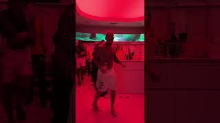 Locker room  party in France