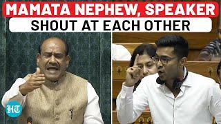 TMC’s Abhishek Banerjee Vs Speaker Om Birla In Lok Sabha | Parliament | Budget