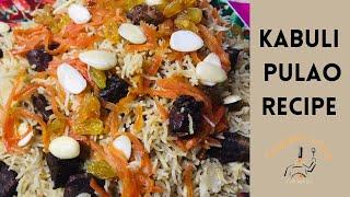 How to make kabuli pulao recipe | Afghani pulao recipe by delightful cooking