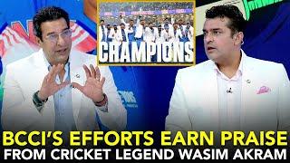 Wasim Akram Recognizes BCCI's Outstanding Management | #INDvNZ | #ChampionsTrophy | ZA1K