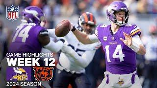 Minnesota Vikings vs. Chicago Bears | 2024 Week 12 Game Highlights