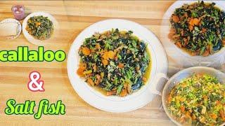 callaloo and saltfish healthy breakfast recipe