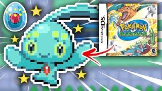 How to Get SHINY Manaphy in ANY Gen 4 Game via Pokémon Ranger | RNG Manipulation Guide