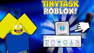 КАК СКАЧАТЬ И ПОЛЬЗОВАТЬСЯ АВТОКЛИКЕРОМ *TinyTask* НА ПРИМЕРЕ ARM WRESTLE SIMULATOR! ROBLOX!