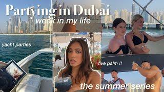 PARTYING with STRANGERS in Dubai !! Yachts, Five Palm, Clubs *fun week in my life* Ep.3