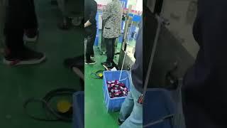Wet tissue packing machine with liquid dispenser #bottlecappingmachine #machine #automobile #factory