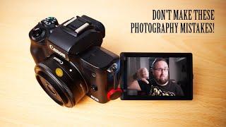 PHOTOGRAPHY MISTAKES + How To AVOID Them