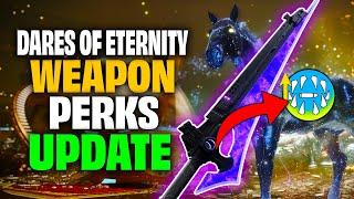 Dares of Eternity (NEW WEAPON PERKS) Destiny 2 Season of the Wish