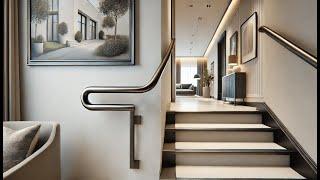 ️ Mrupoo Handrails for Outdoor Steps Stair Railing Indoor | Best Wall Mounted Stair Handrail ️