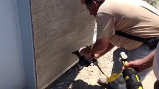 1/2" Cement Board to Steel Studs