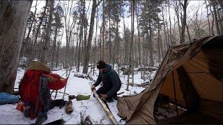 Winter Backpacking and Hot Tenting in the White Mountains