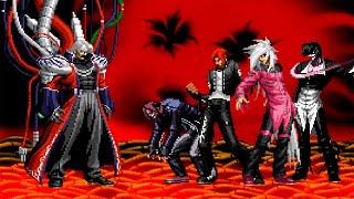 [KOF Mugen] Omega Rugal VS Orochi Kyo, Khriz, Zorf & Orochi Iori!