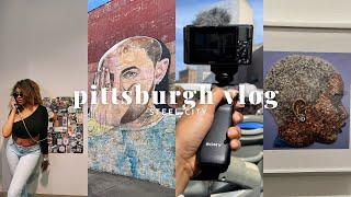 Pittsburgh travel vlog | bus tour, Andy Warhol museum, and…my clip-ins almost flew away!