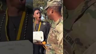 Military dad returns home to surprise son at his high school graduation ️️