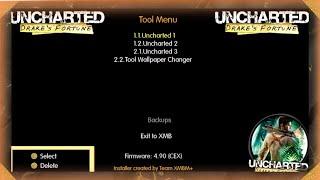 PS3 Uncharted Series Offline Dev Menu Installer tool By VirusMike🟠