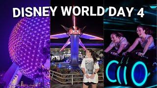 DISNEY WORLD DAY 4 VLOG - Magic Kingdom, TRON, Teppan Edo Dinner, Epcot Extended Hours & more!