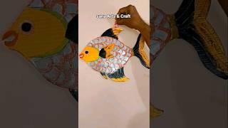 Unique made fish cardboard craft #walldecoration #viral #trending #youtubeshorts #shortsfeed #shorts