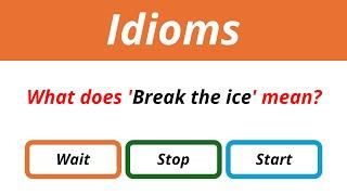 50 English Idiom Quiz!  Test Your Knowledge & Improve Your Fluency! 