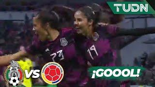 ¡Gol de México! Gol de Maricarmen Reyes | México 1-0 Colombia | Amistoso Femenil | TUDN