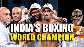 India's Boxing Star Mandeep Jangra Crowned New Super Featherweight Champion