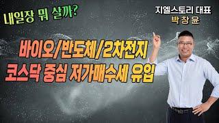 [내일장 뭐 살까?] 바이오/반도체/2차전지 고른 강세, 코스닥 중심 전반 저가매수세 유입 | 박창윤 대표 | 주식 | 주가 | 투자 |