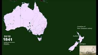 Australia's history: every year, town by town + New Zealand (1788 to 1901)