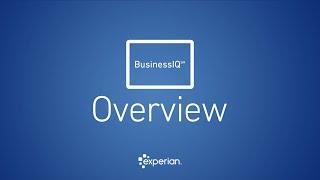 BusinessIQ 2.0 Overview