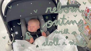 Reborn Baby Outing with a Doll I Made! | Kelli Maple