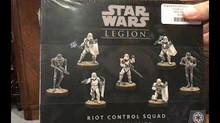 Star Wars Legion Riot Control Squad box opening