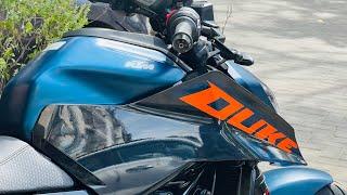 2024 New KTM Duke 250 Blue Color Walkaround, on road price and Features