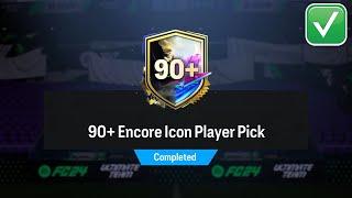 EAFC 24 90+ ENCORE ICON PLAYER PICK SBC (EAFC 90+ ENCORE ICON PICK)