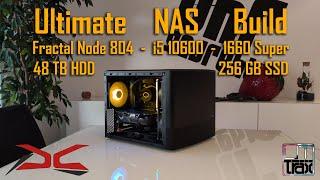 Ultimate NAS Build Fractal Node 804 - i5 10600 - 1660 Super