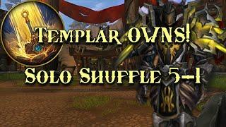 Playing With BUFFED TEMPLAR! Ret Paladin PvP - Solo Shuffle Commentary - WoW TWW 11.0.2