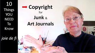 COPYRIGHT RULES for MAKING or SELLING JUNK JOURNALS 10 Key Things You Need To Know