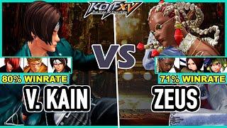 KOF XV  Violent Kain (Kyo/Ryo/Iori) vs Zeus (Dolores/Whip/Sylvie)