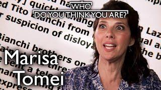 Marisa Tomei investigates murder/mystery! | Who Do You Think You Are?