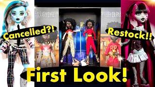 MONSTER HIGH| 2024 NEWS️| Skullector US First LOOK, Reel Drama Dolls RESTOCK 2025 & MORE!!