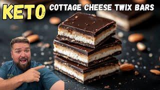 Easy 5-Ingredient Cottage Cheese Twix | Keto & High Protein