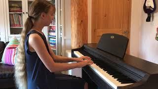 East German National Anthem Piano Cover by 12 Year Old- Auferstanden aus Ruinen