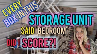 I bought a Storage Unit FULL of Bedroom Boxes. How did I do?! #new #unboxing #storageauctions