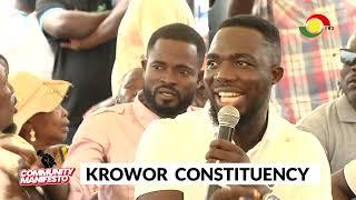 Community Manifesto at the Krowor constituency with Naa Ashokor