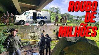 assalto carro forte  ROUBARAM milhões e nos recuperamos