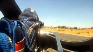 So-Cal Sprinters August 2011 Race @ Adams Motorsports Park - Onboard Karting - Yannick Rolland