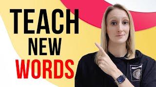 Teaching Vocabulary Activities for Young ESL Kids