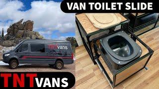 Van Toilet Slide | Camper Conversion | TNTvans