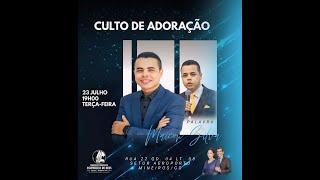 Culto de Adoração a Deus | Palavra Pr. Maicon Silva | Ao vivo  | 23/07/2024